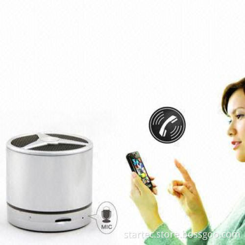 Mini Portable Bluetooth Speaker with TF and Microphone Function, Stereo Sound Quality